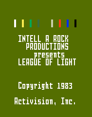 League of Light Title Screen